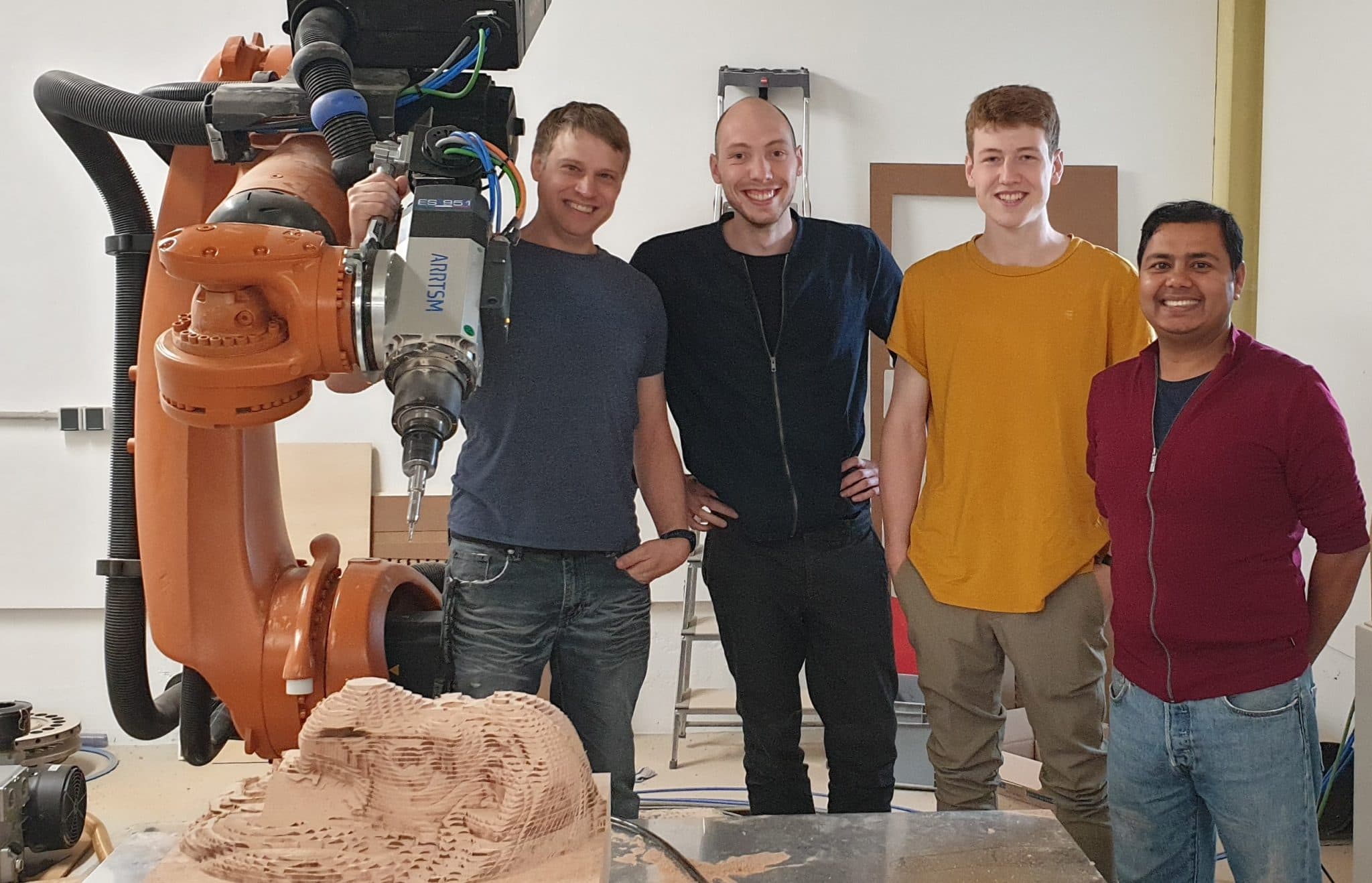 ARRTSM wood robotics training team