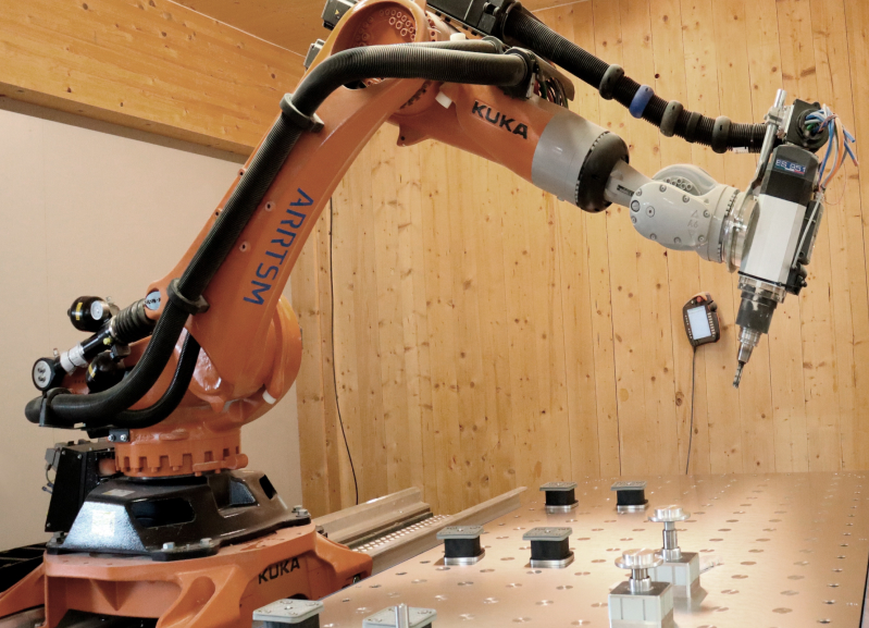 ARRTSM robotic arm in precision operation